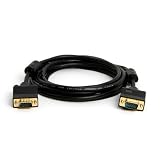 Buy 10' SVGA Monitor Cable HDDB15 Male to Male dual Ferrites 10-FT