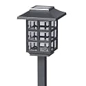 Malibu Outdoor One-Light Solar-Powered Mission Lights, Black, 2-Pack #LZ603-2