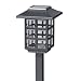 Tools & Hardware : Malibu Outdoor One-Light Solar-Powered Mission Lights, Black, 2-Pack #LZ603-2
