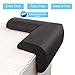 Elf Star 12 Pcs Extra Thick Premium High Density Furniture Table Edge & Corner Guard Baby Proofing Bumper Protector - Jumbo Size Value Pack Black