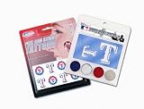 Texas Rangers Face Paint and Tattoo Pack