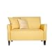 angelo:HOME Sutton Loveseat with 2 Pillows, Golden Honey
