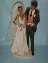 African American Bride and Groom Cake Top Wedding Firurine