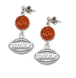 NFL Cleveland Browns LogoArt Ovation Earrings