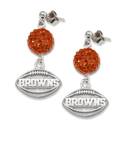 NFL Cleveland Browns LogoArt Ovation Earrings