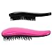 Detangling Brush Set (Pink & Black) - Effective Detangler Hair Brush for Women, Girls, Men and Boys-Use as Comb or Hair Brush-Use in Thin, Thick, Curly,Straight, Wet, Dry Hair