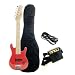 Musical Instruments : Austin Bazaar Kid's Electric Guitar Set with Amp - Red