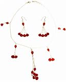 Womens Jewelry earring & Necklace Sets Sterling Silver & Carnelian Gemstones