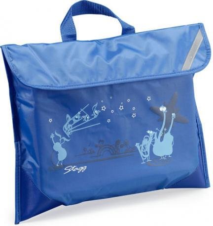 Music Sheet Bag With Instrument Design - Blue