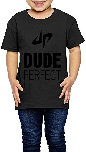 CHUNDEP Baby Toddler Dude Perfect Boys/Girls T-shirt Age 2-6 Black 4 Toddler