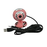 HDE Pink Webcam w Microphone