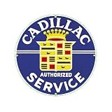 Cadillac Service Porcelain Sign