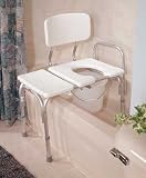 Product details for Carex Bathtub Transfer Bench with Commode