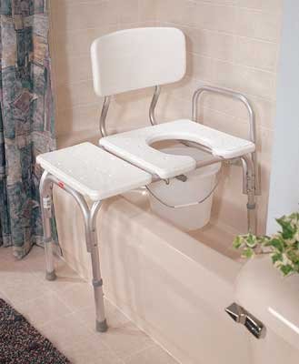 HealthPersonalCare: Carex Bathtub Transfer Bench with Commode