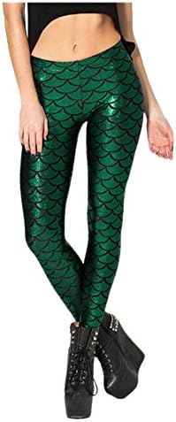 DowntownGirls Women's Sexy Skinny Leggings Pencil Pants Jeggings Dark Green S