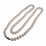 14k Yellow Gold 8.5-9mm Freshwater Cultured Pearl Necklace, 30