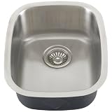 Undermount 16-Gauge Stainless Steel Single Bowl Kitchen Sink