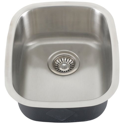 Undermount 16-Gauge Stainless Steel Single Bowl Kitchen Sink
