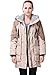 : Miya Women's Thickened Hooded Down Jacket For Women Overcoat Long Womens Winter Coats White