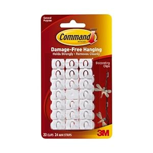 3M Command Decorating Clip, 20-Clip