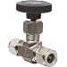 Parker V Series Stainless Steel 316 Needle Valve, Inline, Hand Wheel, PCTFE Tipped Stem, A-Lok Compression Fitting