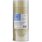 Sparco 6 Rolls Sealing Tape, 48mm x 50m, Transparent, Heavy Duty (330ft)