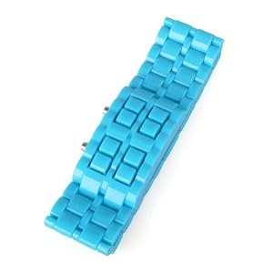 Neewer 3x Blue Red LED Men/Women Digital Lava Fashion Strap Band Wrist Watch