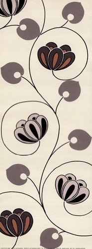 Nouveau Blossom Art Poster PRINT Design show 5x14