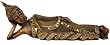 Elegant Unique Beautiful D&eacute;cor Gift Idea for Group Family - 18" Long Thai Reclining Buddha Statue in Sukothai Style