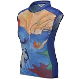 Pearl Izumi 2008 Women's Pearl Originals Sleeveless Cycling Jersey - Mermaid - 0790-2HR