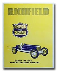 1933 Richfield *Miller Car* Poster Print