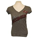 Tampa Bay Buccaneers Women's Gray Fashion T-Shirt -Small