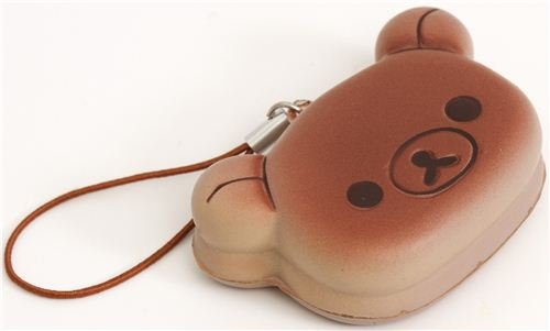 Imagen 2 de Colgante Squishy con la cara del oso Rilakkuma para el móvil