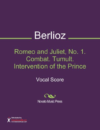 Romeo and Juliet, No. 1. Combat. Tumult. Intervention of the Prince Sheet Music (Vocal Score)