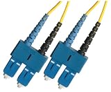 2M Singlemode Duplex Fiber Optic Cable (9/125) - SC to SC.