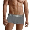 1 PAIR of Grey Mens CALVIN KLEIN CK Steel Boxer Trunk Briefs IN BOX