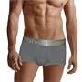 1 PAIR of Grey Mens CALVIN KLEIN CK Steel Boxer Trunk Briefs IN BOX (Size: M)