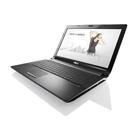 Laptop Notebook ASUS N73SV A3 17.3 Inch Versatile Entertainment Laptop Silver Aluminum N73SV A3