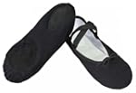 Demi-pointes en toile - bi-semelle en...
