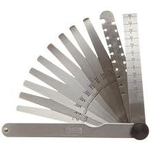 Starrett 245 Engineer's Combination Taper, Wire, And Thickness Gage, 1/2" Width, 4-3/4" Length