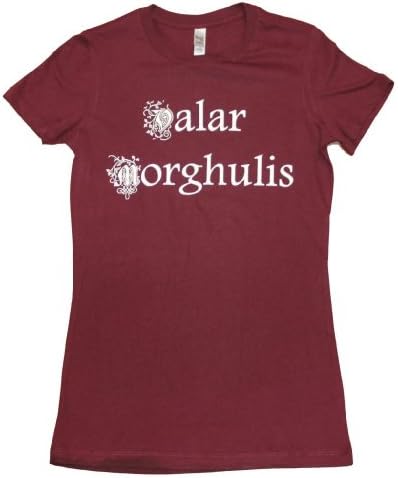 21 Century Clothing Women's Valar Morghulis Game of Thrones T - Shirt Medium (10-12 inches) Burgundy