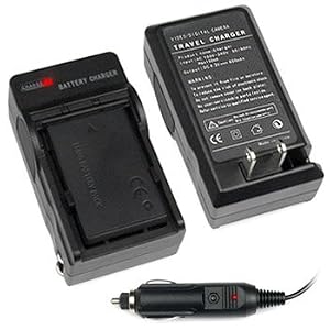 Brand New Nb-5l Battery Home Travel Rapid Charger with Car Adapter for Canon by Bargaincell