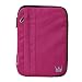 CaseCrown Faux Suede Sleeve Case (Fuschia) to Protect the cBear Acer Aspire One USB External DVD/CDRW CD Burner