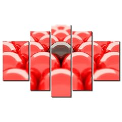 Bild auf LEINWAND + 5 teilig + 3D 3D Irish Pub - rote Kugeln + Wandbilder 020458 +++ RIESEN BILDER AUSWAHL IN UNSEREM HAENDLERSHOP +++