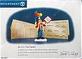 Dept 56 send in the clown you can personalize the sign year around original snow village