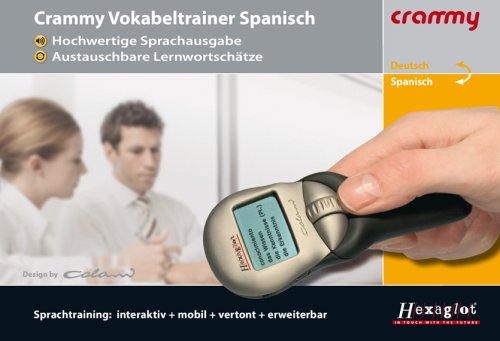 Hexaglot Crammy Vokabeltrainer Spanisch, Sprachencomputer