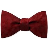 Revitalize Freestyle Bowtie by Enrico Pardini - Burgundy Silk