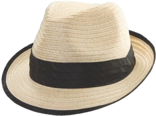 Frank Sinatra Hemp Trilby Sewn Braid Fedora FS-6
