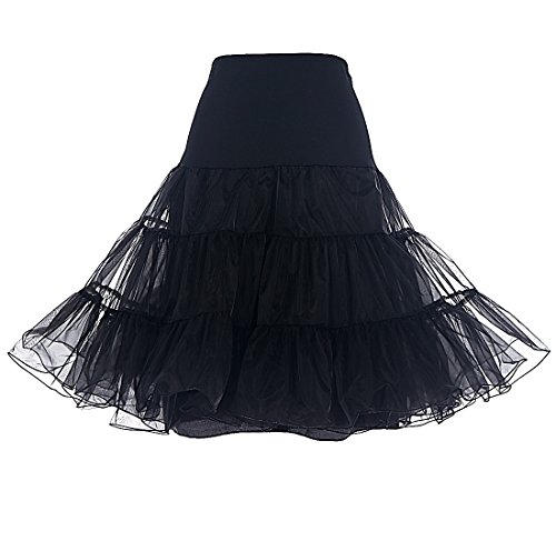 Dresstells® Women's Vintage Rockabilly Petticoat Skirt Tutu 1950s Underskirt