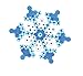 Perler Beads Snowflake Holiday Activity Kit Craft for Kids, 227 pcs